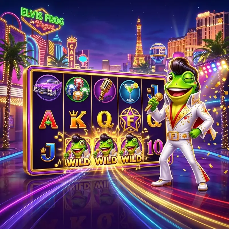 Elvis Frog in Vegas 