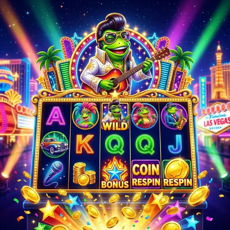 Elvis Frog in Vegas Slot Demo