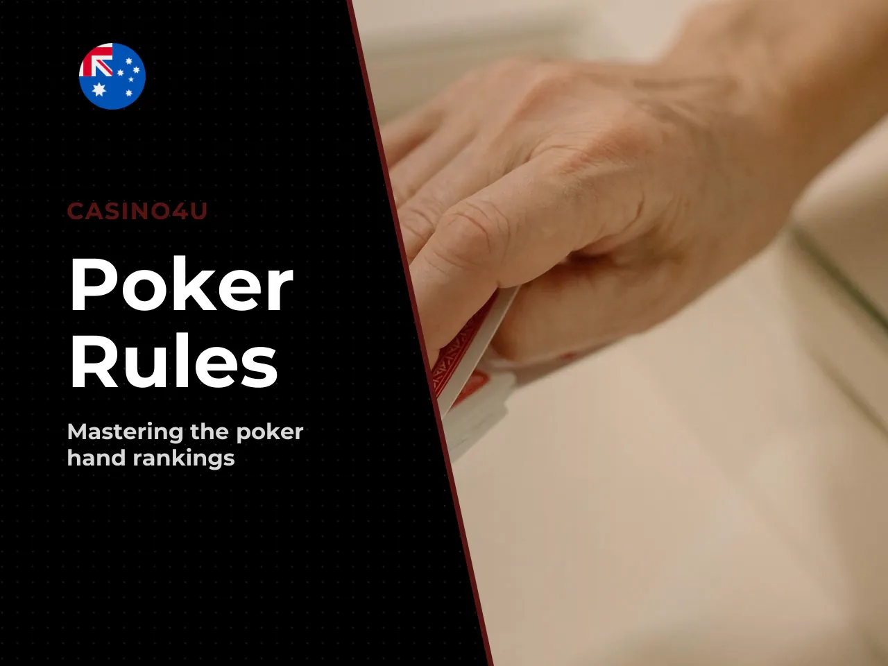 Card values, kickers and split pots