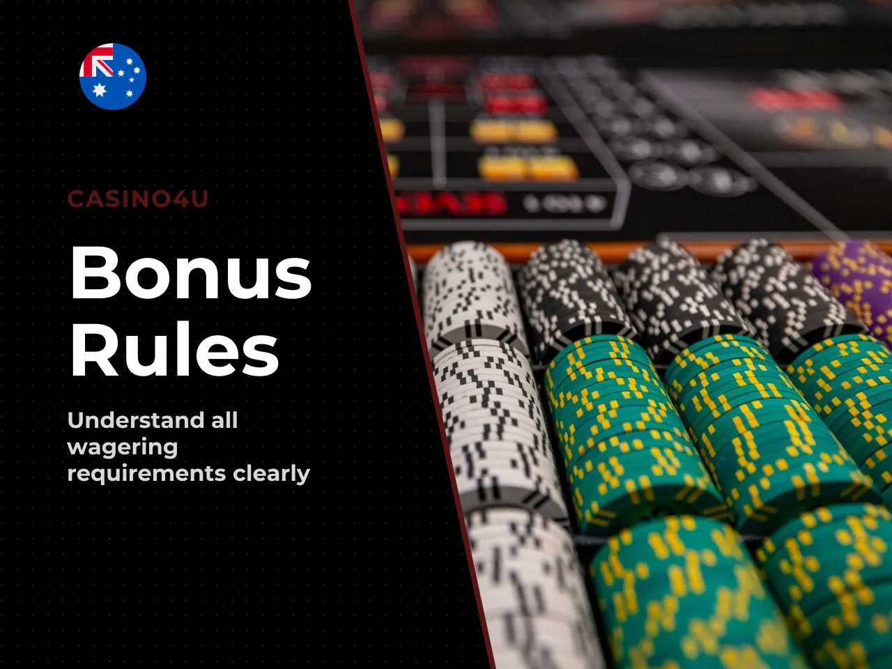 Wagering, terms and the limits attached