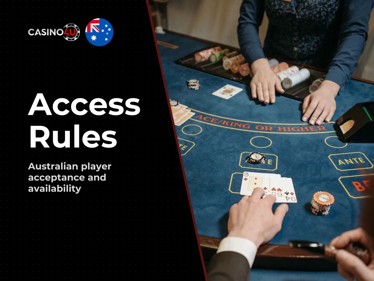 Casino4u Australia availability and accepted players