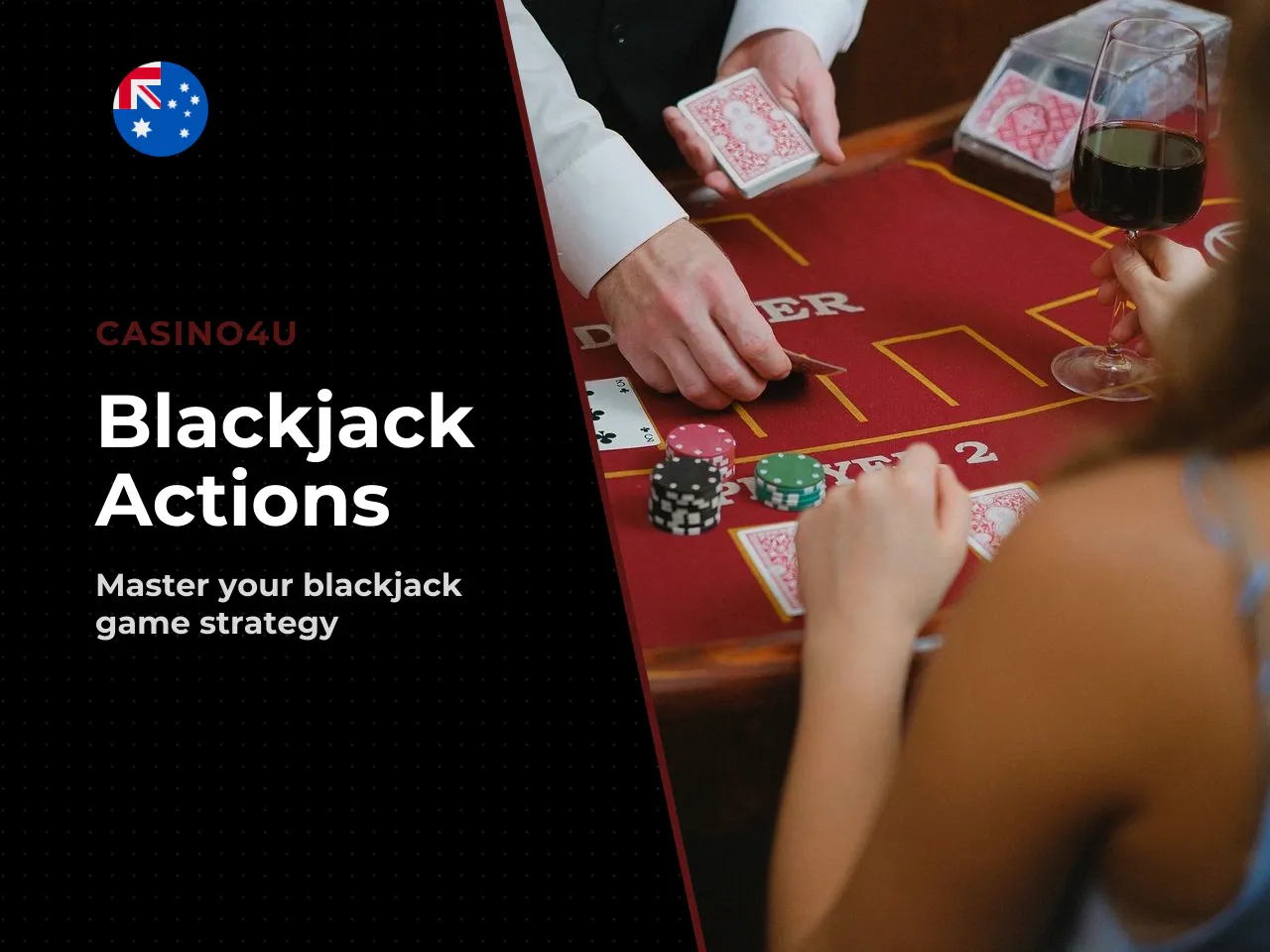 Key Player Actions Hit, Stand, Double